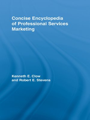 cover image of Concise Encyclopedia of Professional Services Marketing